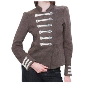 NWT MILITARY Cadet Blazer Jacket Coat